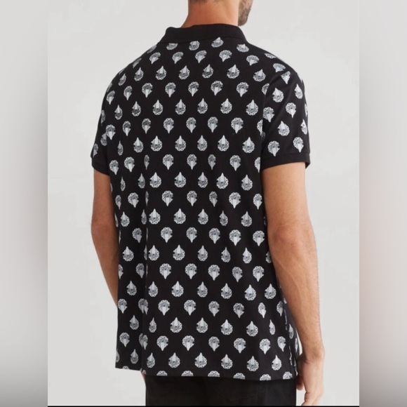 NWT Crooks & Castles Medusa Polo in Black - Picture 2 of 4